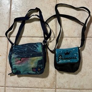 vintage y2k (2) new girls crossbody bags . Limited too and princess bags